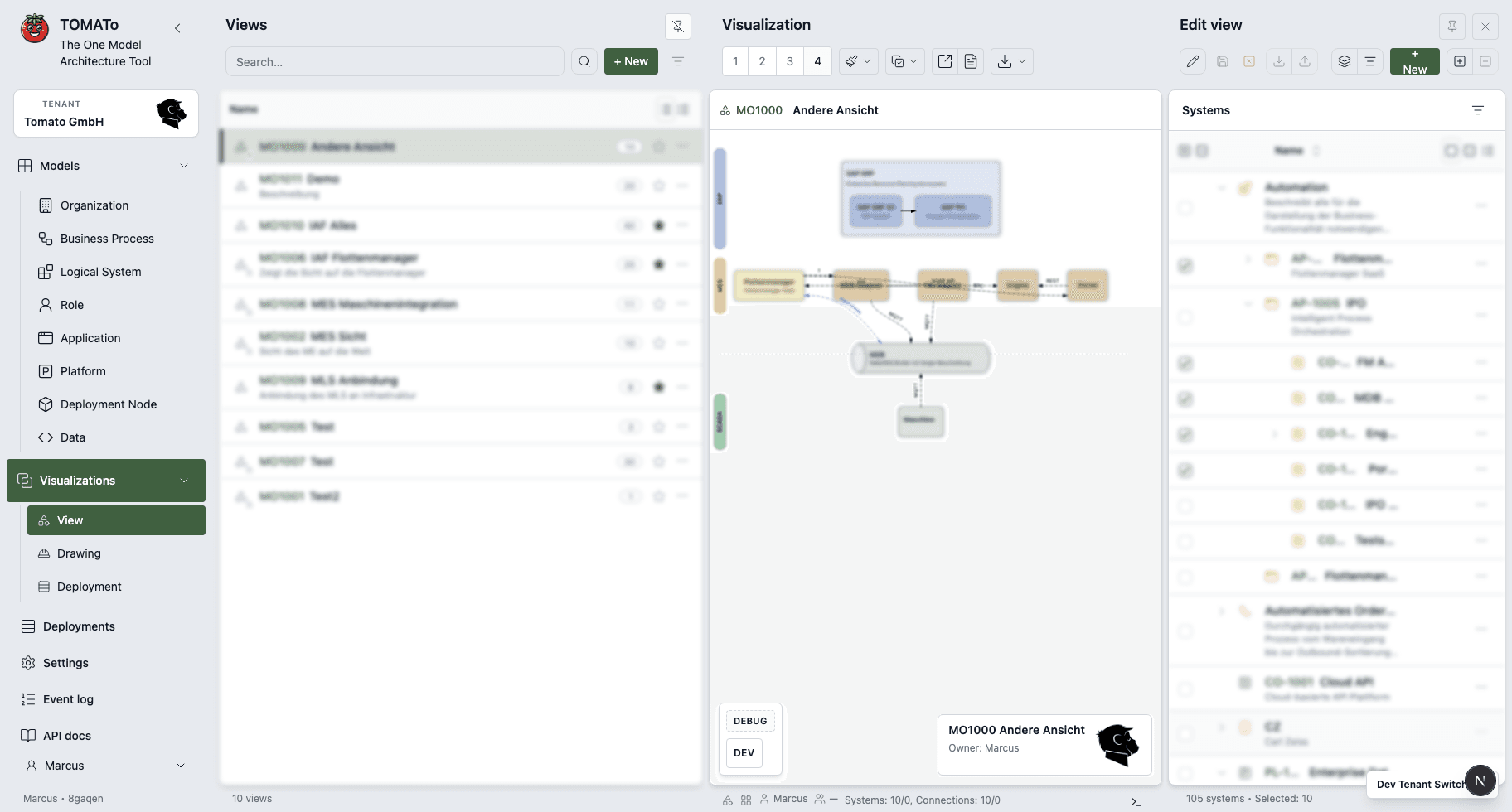 Anonymisierte Zeichnungsansicht